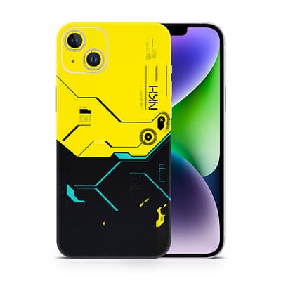 iPhone 14 Cyberpunk City 3D Skin WrapitSkin