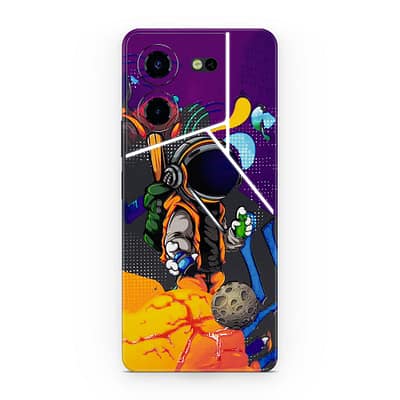 Pova 5 Pro 5G Space Doodler 3D Skin WrapitSkin
