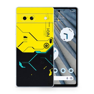 Pixel 7A Cyberpunk City 3D Skin WrapitSkin
