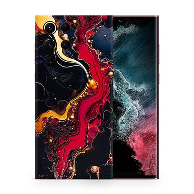 Galaxy S22 Ultra Volcanic Vibe 3D Skin WrapitSkin