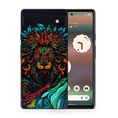 Pixel 6A Fierce Lion 3D Skin WrapitSkin