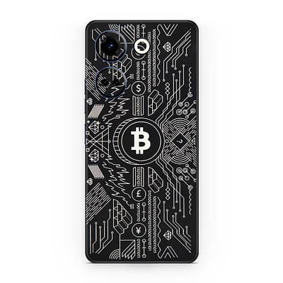 Camon 20 Pro Bitcoin 3D Skin WrapitSkin