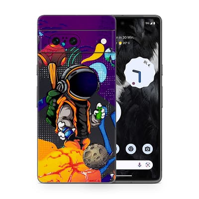 Pixel 7 Space Doodler 3D Skin WrapitSkin