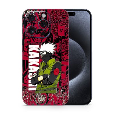 iPhone 15 Pro Kakashi Sensei 3D Skin WrapitSkin