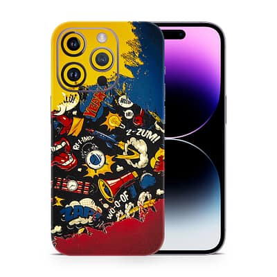 iPhone 14 Pro Max Pop Art 3D Skin WrapitSkin