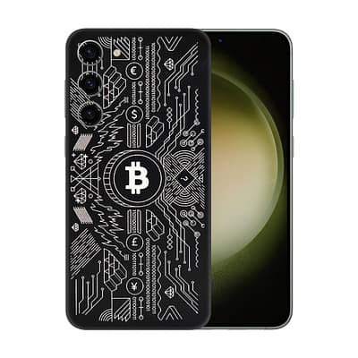 Galaxy S23 Plus Bitcoin 3D Skin WrapitSkin