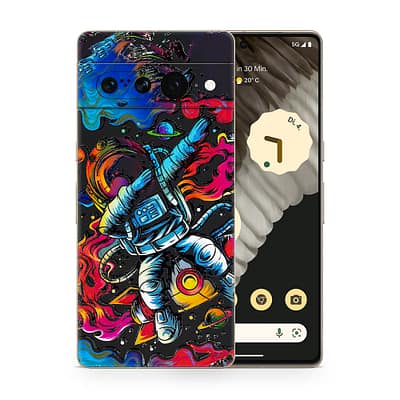 Pixel 7 Pro Trippy Astronaut 3D Skin WrapitSkin