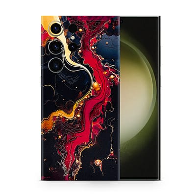 Galaxy S23 Ultra Volcanic Vibe 3D Skin WrapitSkin