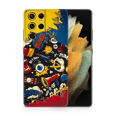 Galaxy S21 Ultra Pop Art 3D Skin WrapitSkin