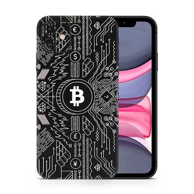iPhone 11 Bitcoin 3D Skin WrapitSkin