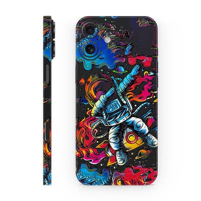 iPhone 16 Plus Trippy Astronaut 3D Skin WrapitSkin