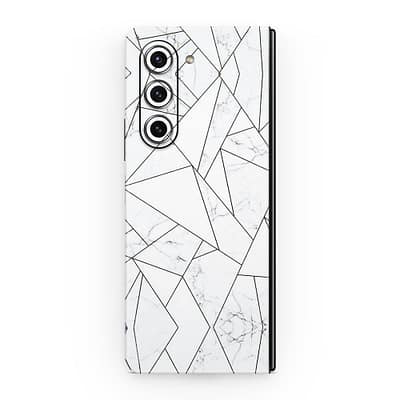 Galaxy Z Fold 5 Marble Grid 3D Skin WrapitSkin