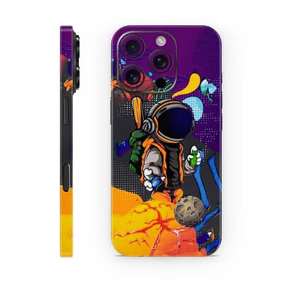 iPhone 16 Pro Space Doodler 3D Skin WrapitSkin