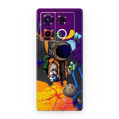 Infinix Note 40 Pro 5G Space Doodler 3D Skin WrapitSkin