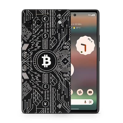 Pixel 6A Bitcoin 3D Skin WrapitSkin