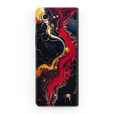 Galaxy Z Fold 5 Volcanic Vibe 3D Skin WrapitSkin