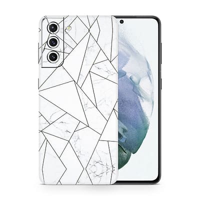 Galaxy S21 Marble Grid 3D Skin WrapitSkin
