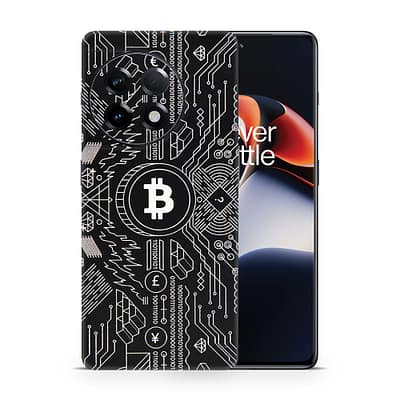 OnePlus 11R Bitcoin 3D Skin WrapitSkin
