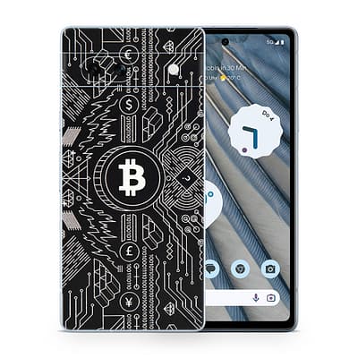 Pixel 7A Bitcoin 3D Skin WrapitSkin