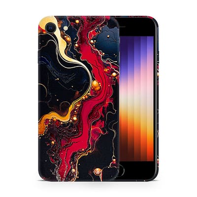 iPhone SE 2022 Volcanic Vibe 3D Skin WrapitSkin