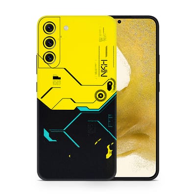 Galaxy S22 Plus Cyberpunk City 3D Skin WrapitSkin