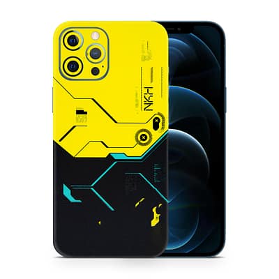 iPhone 12 Pro Max Cyberpunk City 3D Skin WrapitSkin