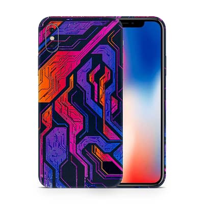 iPhone X NeuroMatrix 3D Skin WrapitSkin