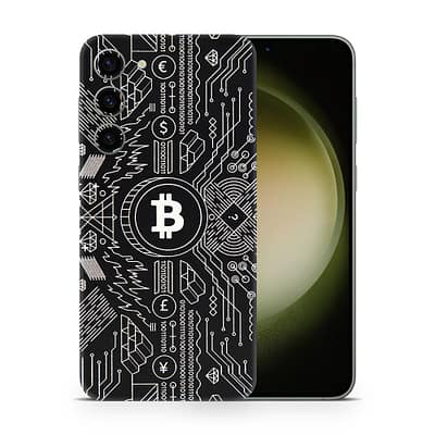 Galaxy S23 Bitcoin 3D Skin WrapitSkin