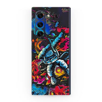 Galaxy Z Fold 6 Trippy Astronaut 3D Skin WrapitSkin