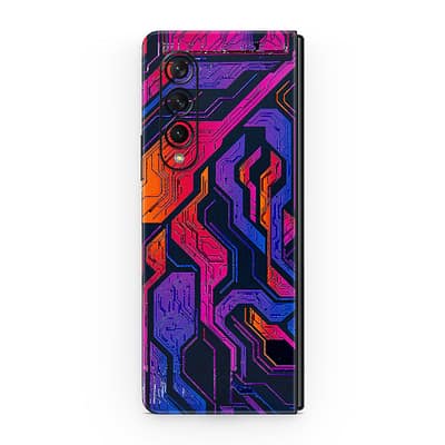 Galaxy Z Fold 3 NeuroMatrix 3D Skin WrapitSkin