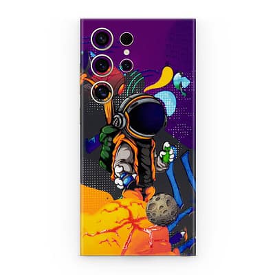 Galaxy S24 Ultra Space Doodler 3D Skin WrapitSkin