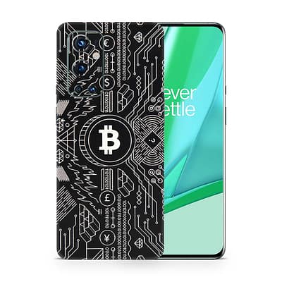 OnePlus 9 Pro Bitcoin 3D Skin WrapitSkin