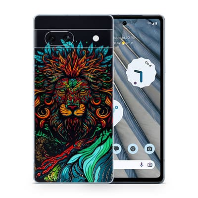 Pixel 7A Fierce Lion 3D Skin WrapitSkin