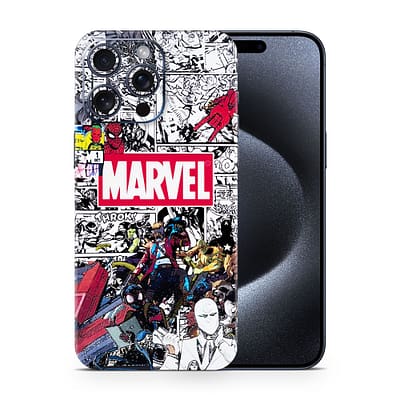 iPhone 15 Pro Max Marvel Universe 3D Skin WrapitSkin