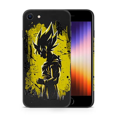iPhone SE 2022 Goku Spirit 3D Skin WrapitSkin