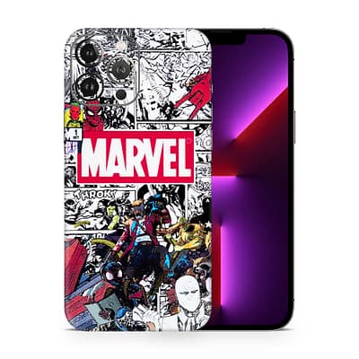 iPhone 13 Pro Marvel Universe 3D Skin WrapitSkin