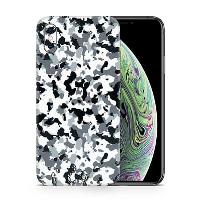iPhone XS Snow Camo 3D Skin WrapitSkin