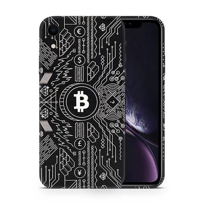 iPhone XR Bitcoin 3D Skin WrapitSkin