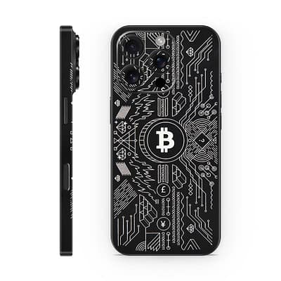 iPhone 16 Pro Bitcoin 3D Skin WrapitSkin