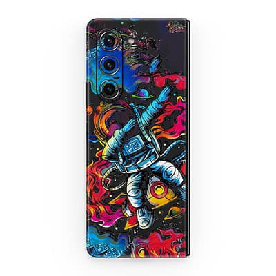 Galaxy Z Fold 5 Trippy Astronaut 3D Skin WrapitSkin