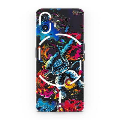 Nothing Phone 2 Trippy Astronaut 3D Skin WrapitSkin