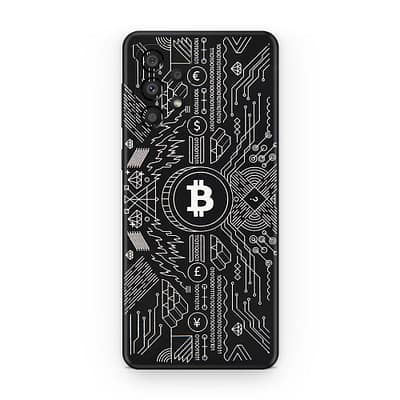 Galaxy A33 5G Bitcoin 3D Skin WrapitSkin