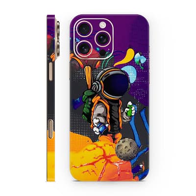iPhone 16 Pro Max Space Doodler 3D Skin WrapitSkin