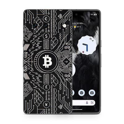 Pixel 7 Bitcoin 3D Skin WrapitSkin