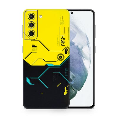 Galaxy S21 Cyberpunk City 3D Skin WrapitSkin