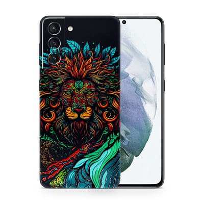 Galaxy S21 Plus Fierce Lion 3D Skin WrapitSkin
