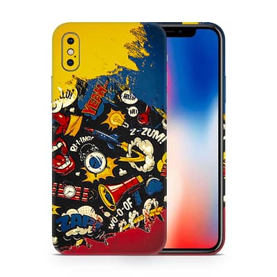 iPhone X Pop Art 3D Skin WrapitSkin