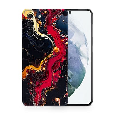 Galaxy S21 Volcanic Vibe 3D Skin WrapitSkin