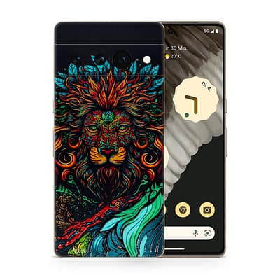 Pixel 7 Pro Fierce Lion 3D Skin WrapitSkin