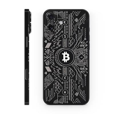 iPhone 16 Plus Bitcoin 3D Skin WrapitSkin